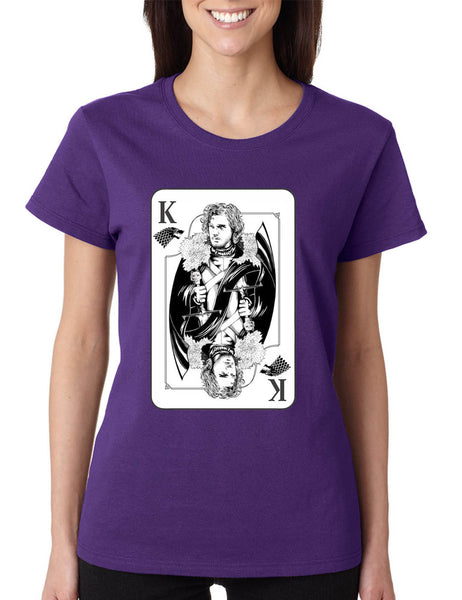 Women's T Shirt Jon Snow Card Trendy Tee Popular Shirt