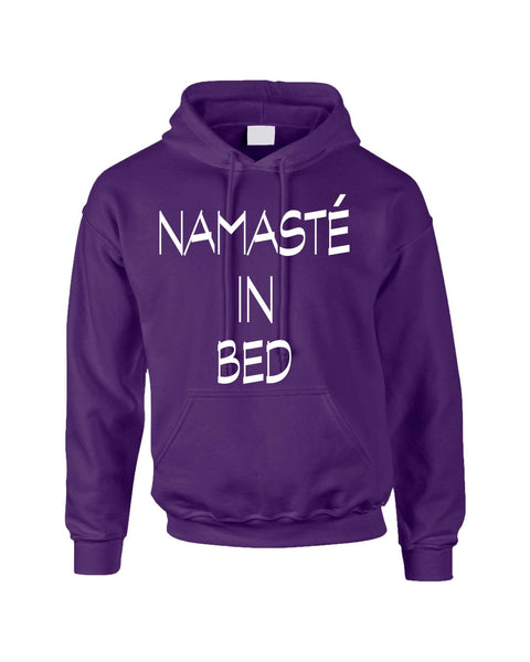 Namaste in bed women's Hoodies - ALLNTRENDSHOP - 4