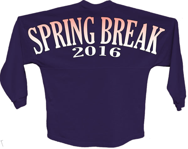 Spring break 2016 orange pom print J america shirt - ALLNTRENDSHOP - 1