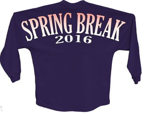 Spring break 2016 orange pom print J america shirt - ALLNTRENDSHOP - 1