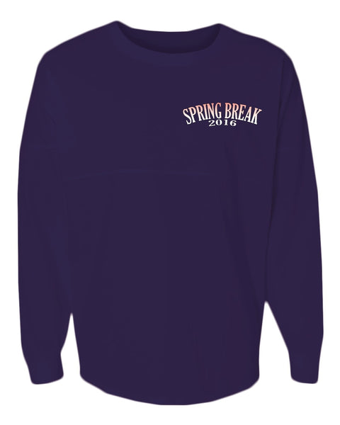 Spring break 2016 orange pom print J america shirt - ALLNTRENDSHOP - 2