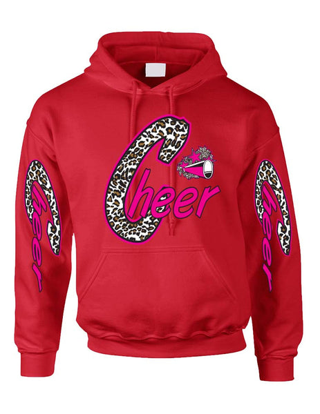 Cheer White Leopard women's Hoodies - ALLNTRENDSHOP