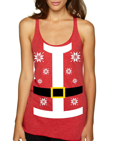 Santa suit Women's Triblend Tanktop - ALLNTRENDSHOP - 1