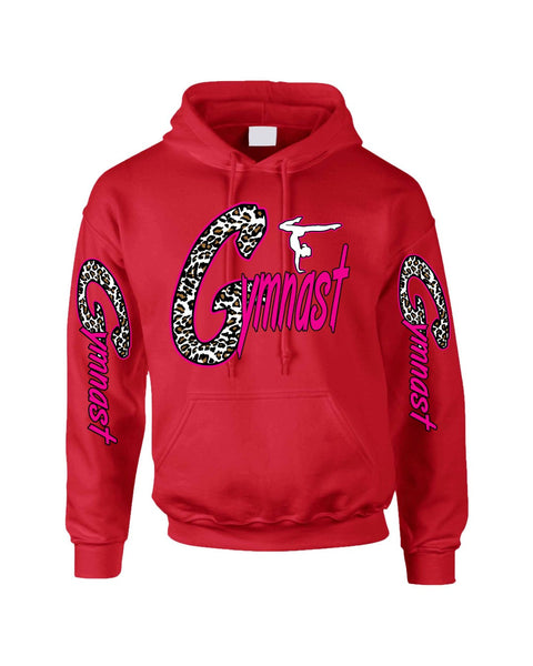 Gymnast White Leopard women's Hoodies - ALLNTRENDSHOP