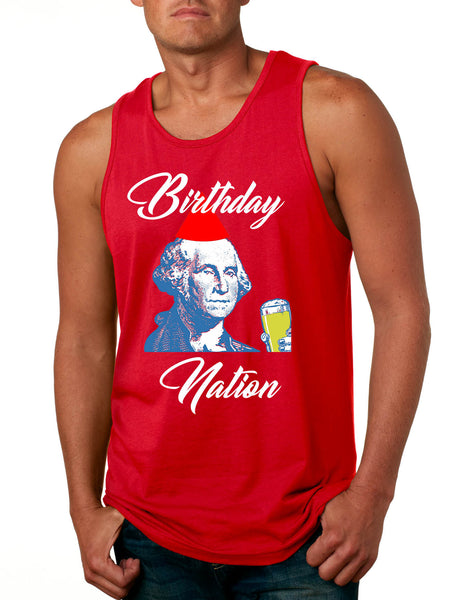 Men's Tank Top Birthday Nation 4th Of July Party Trendy USA Top