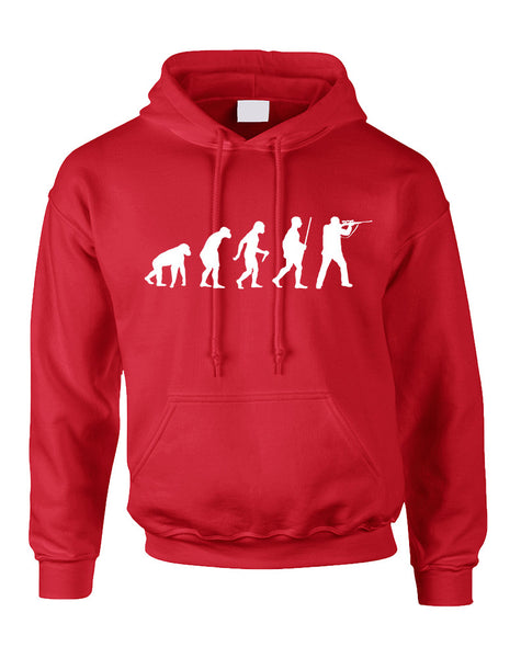 Adult Hoodie Hunting Evolution Funny Hunting Sweatshirt