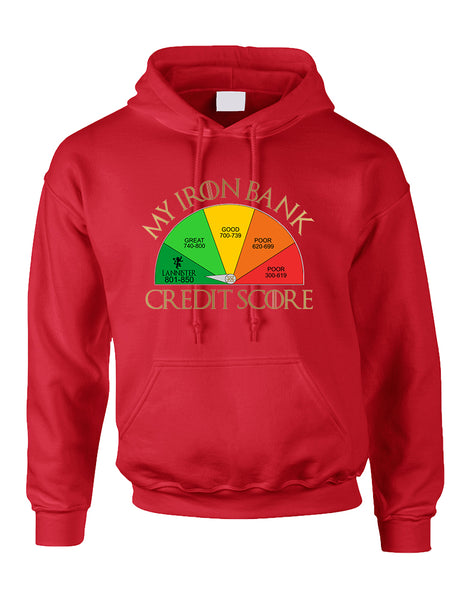 Adult Hoodie My Iron Bank Credit Score Lannister Cool Top