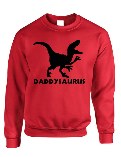 Men's Sweatshirt Daddy Saurus Fathers Day Gift Love Dad Matching Top