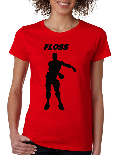 Women's T Shirt Floss Black Trendy Floss Dance Shirt Flossing Dancer