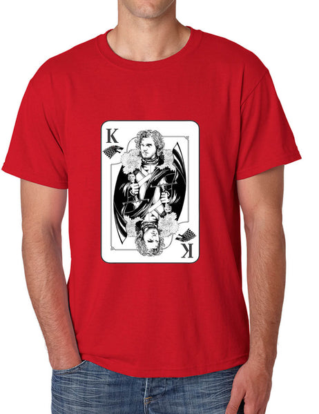Men's T Shirt Jon Snow Card Trendy Shirt Popular Tee