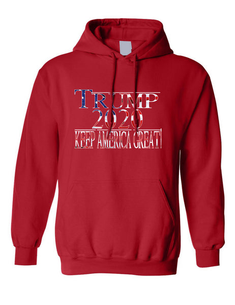 Adult Hoodie Trump 2020 Keep America Great Love USA President Top