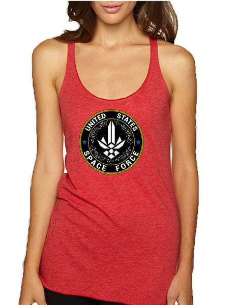 Women's Tank Top United States Space Force Tank USSF Love America