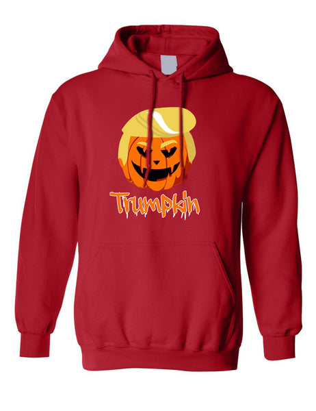 Adult Hoodie Trumpkin Trending Halloween Trump Funny Pumpkin Top