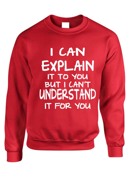 I can explain Men's Sweatshirt - ALLNTRENDSHOP