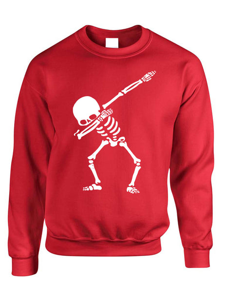 Adult Sweatshirt Dabbing Skeleton Top Hip Hop Dabbing Skull Shirt Dab