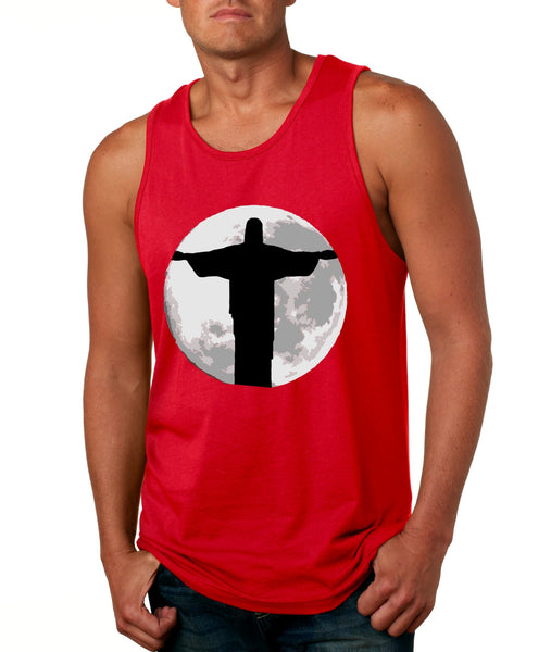 Men's Tank Top Moon Jesus T Shirt Cool Stuff - ALLNTRENDSHOP - 7