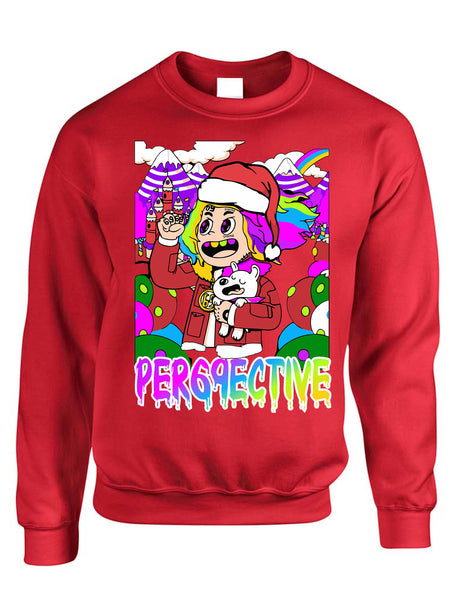 Adult Sweatshirt 69 Christmas Ugly Sweatshirt Trendy Xmas Top Gift
