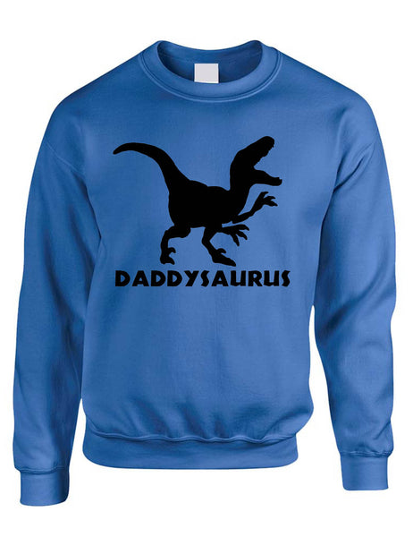 Men's Sweatshirt Daddy Saurus Fathers Day Gift Love Dad Matching Top