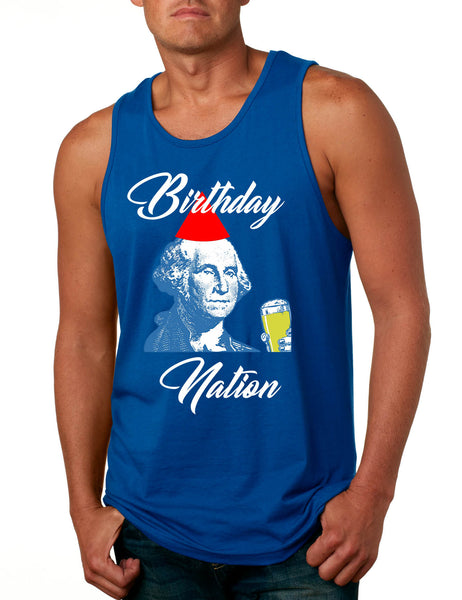 Men's Tank Top Birthday Nation 4th Of July Party Trendy USA Top