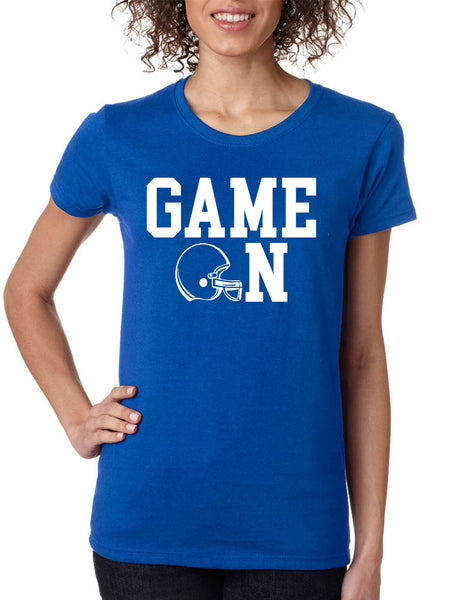 Women's T Shirt Game On Football Shirt Love Sport Player Fans Tee