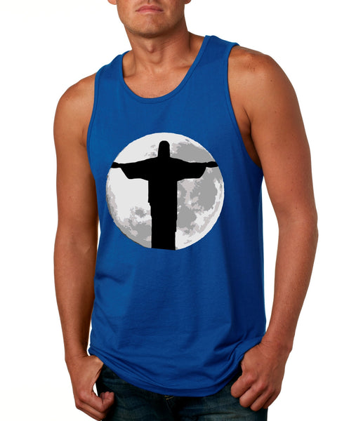 Men's Tank Top Moon Jesus T Shirt Cool Stuff - ALLNTRENDSHOP - 6
