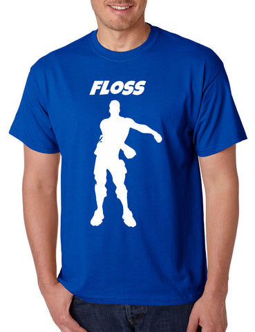 Men's T Shirt Floss White Flossing Tee Trending Dance Gift Dancer Top