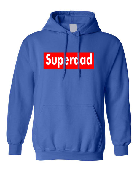 Men's Hoodie Super Dad Top Fathers Day Gift Idea Love Best Daddy