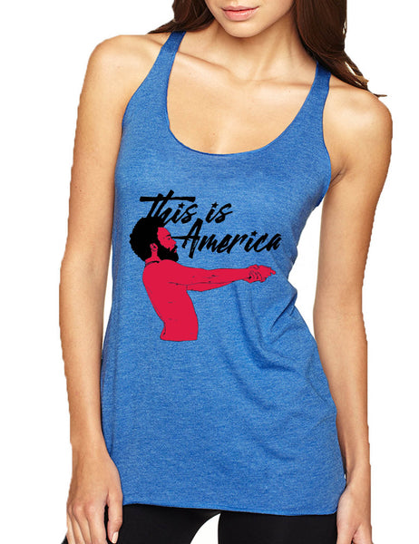 Women's Tank Top This Is America Trendy Shirt Cool Top Popular Gift