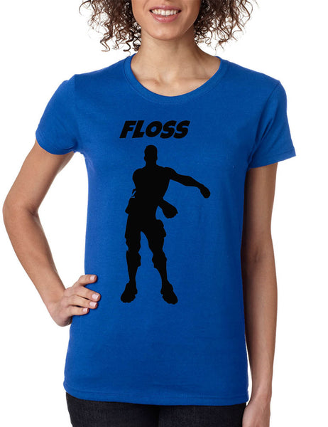 Women's T Shirt Floss Black Trendy Floss Dance Shirt Flossing Dancer