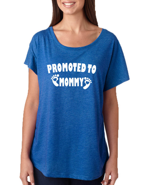 Women's Dolman Promoted To Mommy To Be Baby Announcement Gift