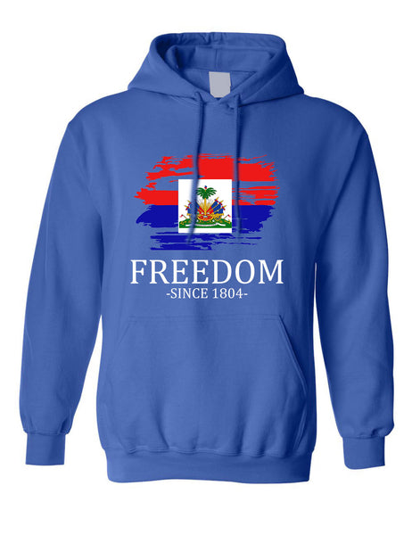 Adult Hoodie Haiti Freedom Since 1804 Haitian Top Love Haiti Gift