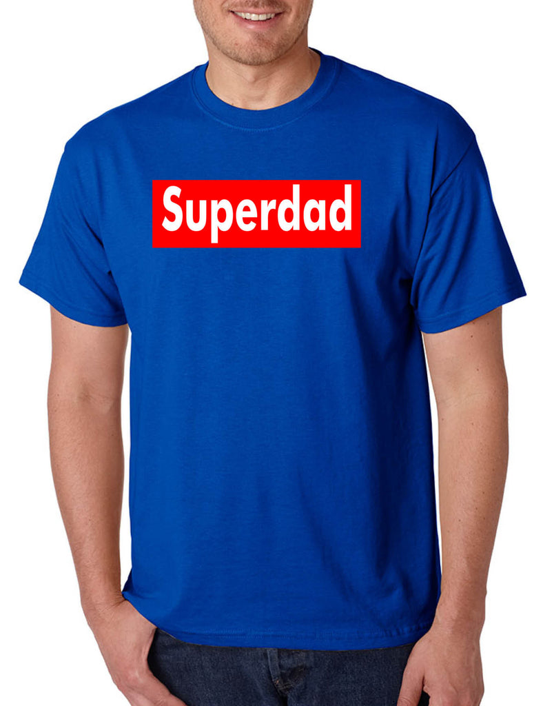 Men's T Shirt Super Dad Tee Fathers Day Shirt Best Daddy Gift Idea