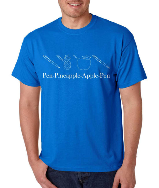 Men's T Shirt Pen Pineapple Apple Pen PPAP CHEE Humor Tee