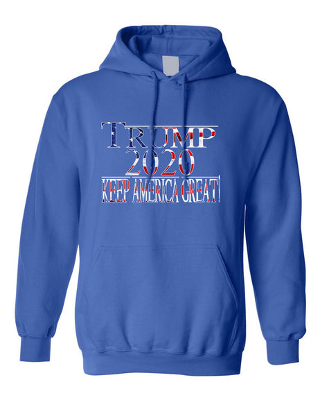 Adult Hoodie Trump 2020 Keep America Great Love USA President Top