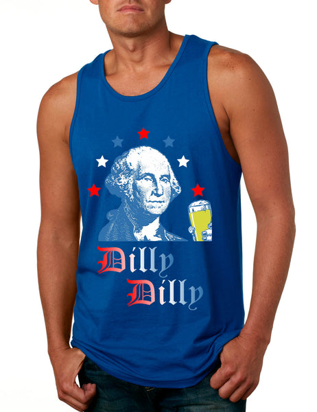 Men's Tank Top George Washington Dilly Dilly 4th Of July Cheers Gift