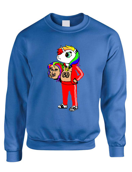 Adult Sweatshirt 6ix9ine Unicorn 69 Trendy Top Cool Stuff Popular