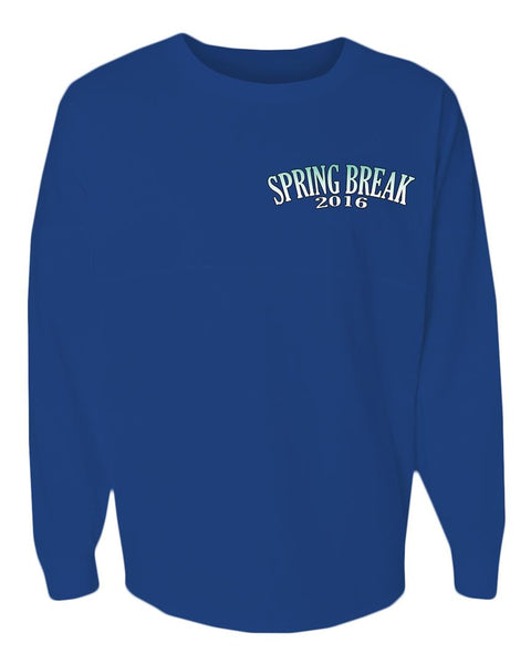 Spring break 2016 blue pom print J america shirt - ALLNTRENDSHOP - 2