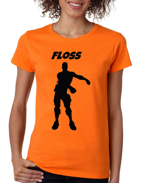 Women's T Shirt Floss Black Trendy Floss Dance Shirt Flossing Dancer