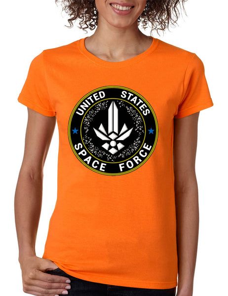 Women's T Shirt United States Space Force USSF Tshirt Love America