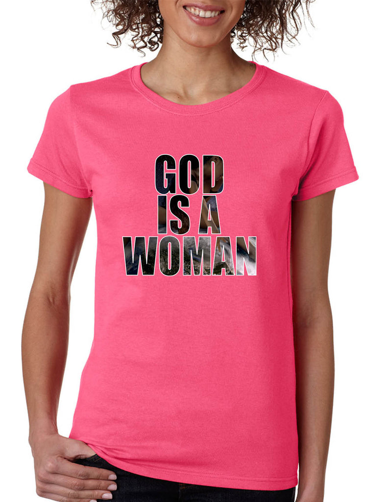 Women's T Shirt God Is A Woman Trendy Shirt Popular Tee Fans Gift
