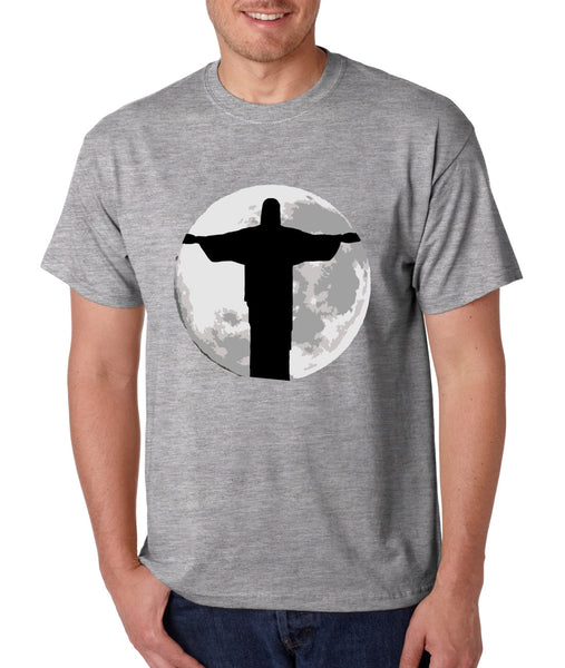 Men's T Shirt Moon Jesus T Shirt Cool Stuff Love Jesus - ALLNTRENDSHOP - 6