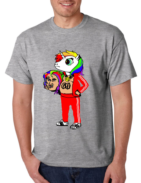 Men's T Shirt 69 Unicorn 6ix9ine Funny Shirt Trending Cool Fans Gift