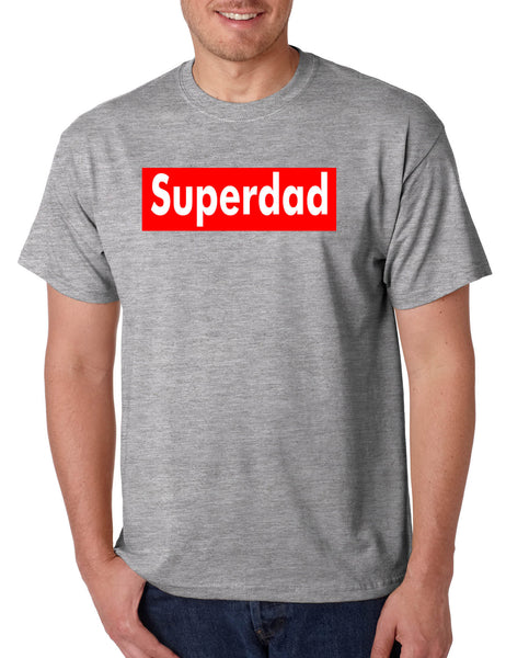 Men's T Shirt Super Dad Tee Fathers Day Shirt Best Daddy Gift Idea