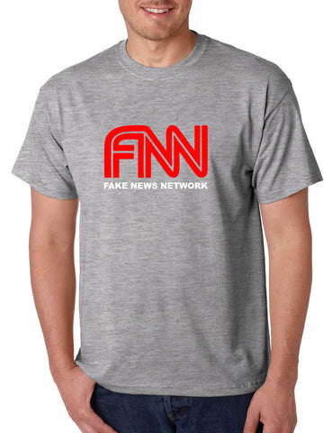 Men's T Shirt FNN Fake News Network Funny Shirt Trendy Tee