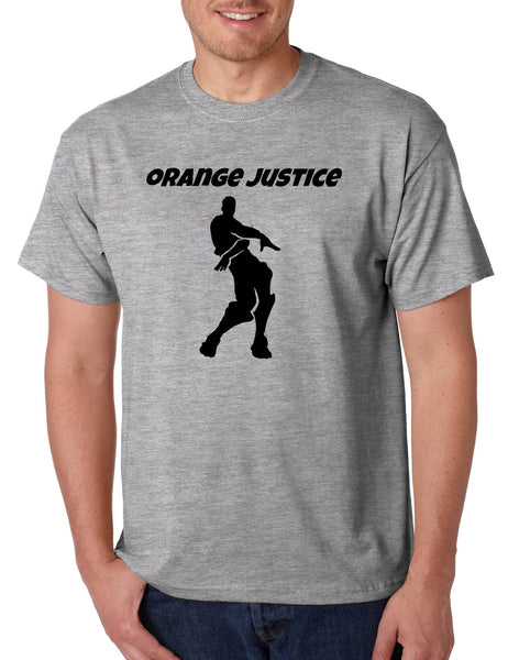 Men's T Shirt Orange Justice Move Dance Trendy Dancing Dancer Gift