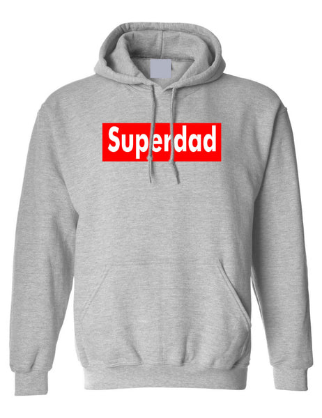 Men's Hoodie Super Dad Top Fathers Day Gift Idea Love Best Daddy