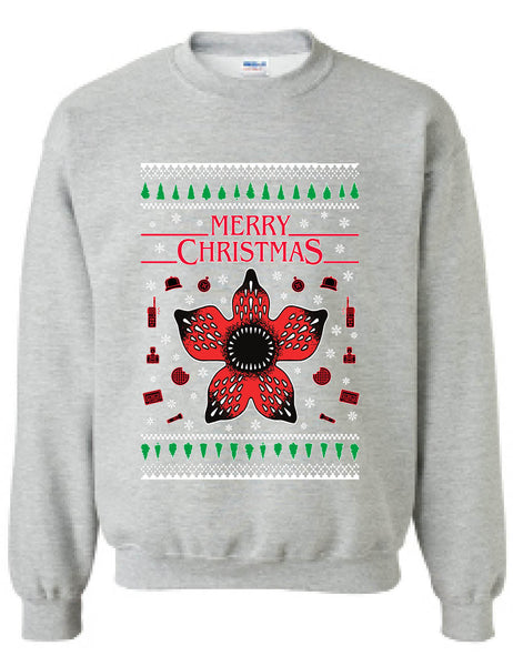 Stranger Monster Ugly Christmas Adult Sweatshirt