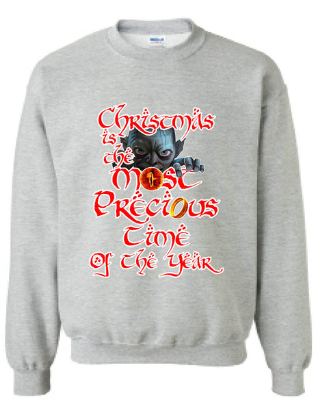 Adult Sweatshirt Christmas Is The Most Precious Time Holiday Gift
