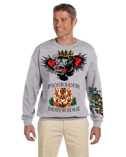Men's Sweatshirt Conor Mcgregor Tattoos Inspired Cool Top