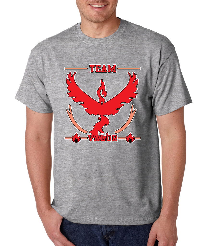 Men's T Shirt Team Valor Red Team Shirt